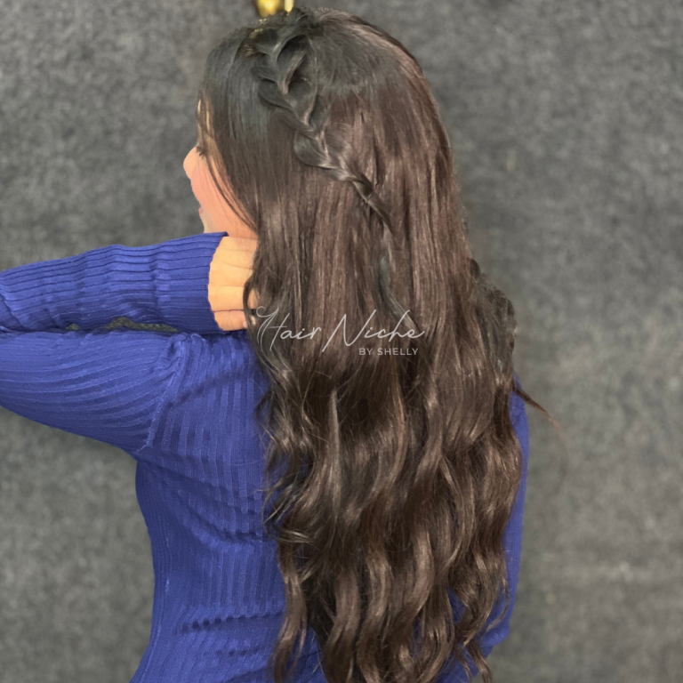 Half Head Wig (Natural Black)