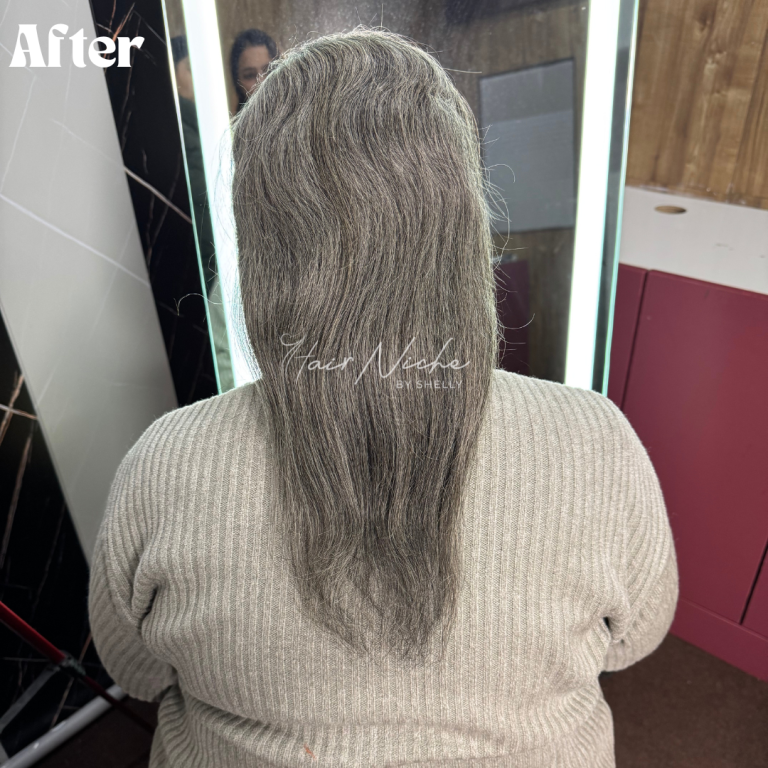 Grey Blend Volume Topper (Luxury Lace Base)