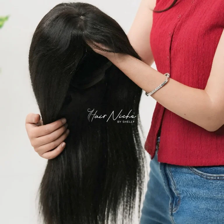 Silk Base Full Head Wig