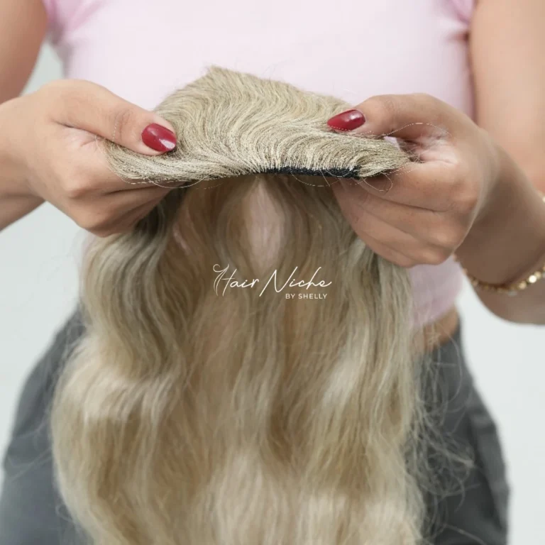 Snow White Backcomb Hair Topper