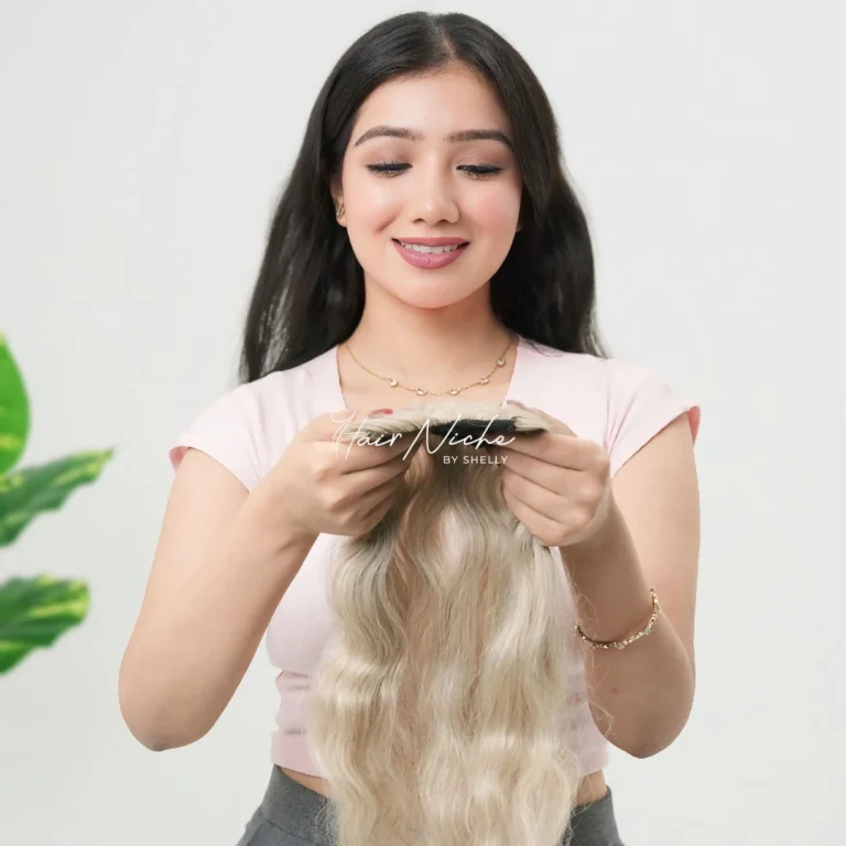 Snow White Backcomb Hair Topper