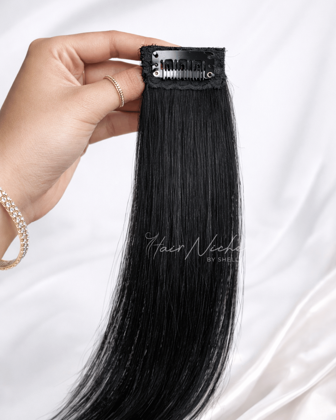 Single Clip Streak (Natural Black)