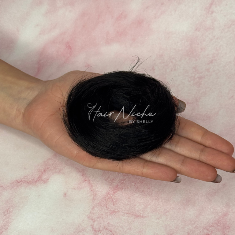 Donut Scrunchie (Natural Black)