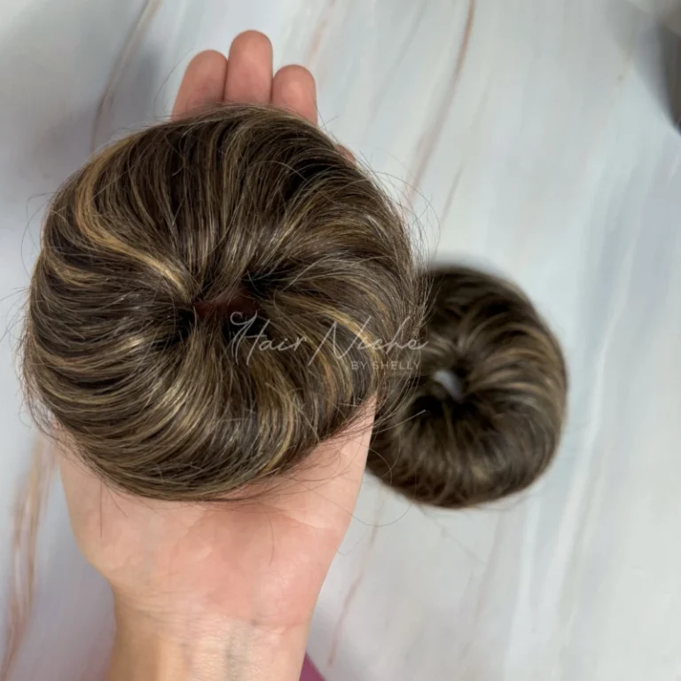 Donut Scrunchie (Chestnut Brown)